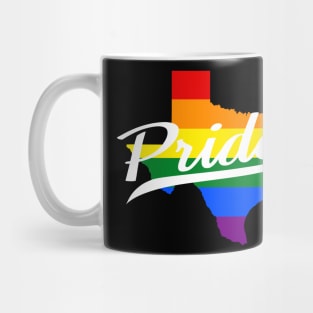 Texas LGBT Rainbow Pride Mug